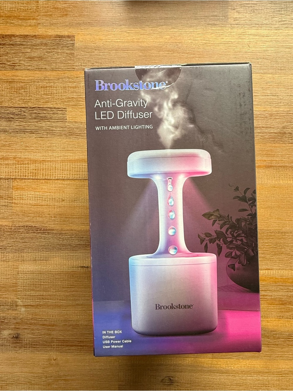 Brookstone Anti-Gravity LED Diffuser New In Box - Picture 4 of 7